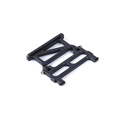 Aluminum Rear Body Shell Mount Parts for Axial SCX24 C10 1/24 RC Crawler Upgrades (Black) - color: Black