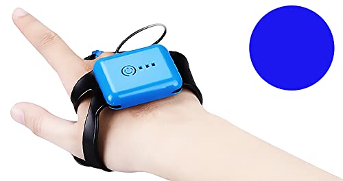 Chandler RC Car Rechargeable USB Dual Grip Remote Control Hand Gesture Sensor an Off Road Climbing Drift Stunt Car HBD88-P7 (Blue) - color: Blue