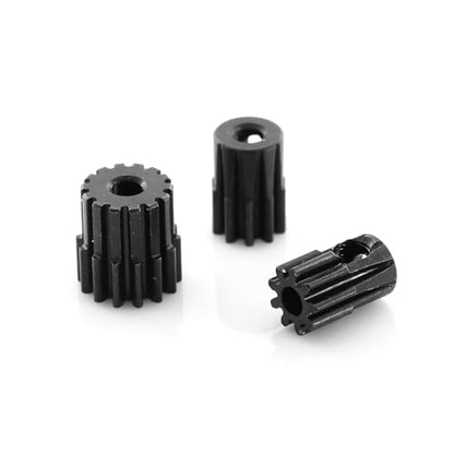 48DP 10T Metal Pinion, 2.3mm Shaft Bore Gear for 1/16 1/18 RC Car | CNC Hardened Steel Gear, Metal Motor Gear for 2.3mm Shaft Motor, 1/16 1/18 RC Car Metal Gear Upgrade Part 4Pcs