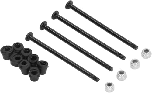 RC Screw Kit, Steel Screws and Nuts Plastic Bushing RC Hardware Screw Kit for 144010 144002 124016 124017 RC Cars