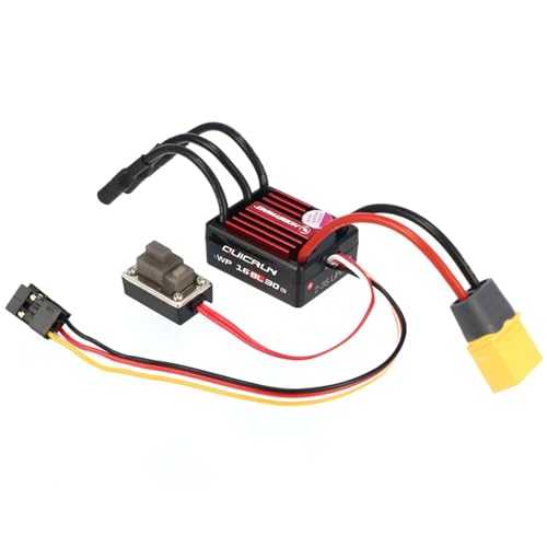 for QuicRun WP 16BL30 G2 for Buggy 1/16 1/18 30A Waterproof Brushless Sensorless ESC RC Car Truck Monster Model Accessory Trucks RC Parts