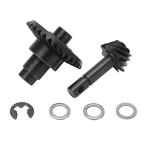 Heavy Duty Bevel Helical Overdrive Gear RC Car Bevel Gear 8T 24T/27T/30T/33T AR44 for 1/10 RC Rock Crawler Axial SCX10 II Axle Portal Spare Parts (24T 8T) - size: 24T 8T