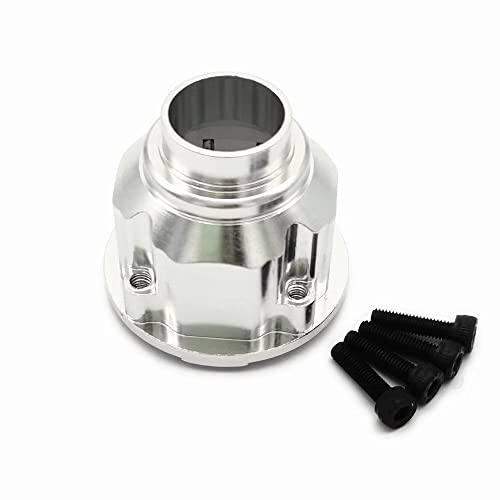 Aluminum Differential Carrier Diff Case -1PC Silver for Traxxas 1/5 X-MAXX X MAXX 1/6 XRT 7781