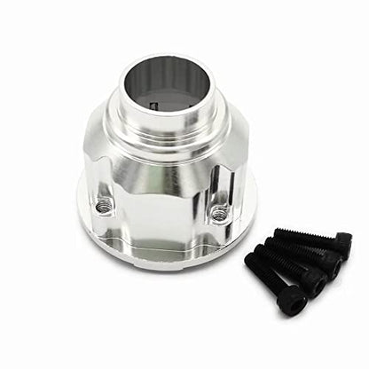 Aluminum Differential Carrier Diff Case -1PC Silver for Traxxas 1/5 X-MAXX X MAXX 1/6 XRT 7781