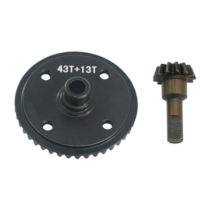 Hardened Steel Differential 42T Bevel Gear & 15T Input Gear Set for Arrma 1/7 Infraction Limitless Infraction 6S V2,1/8 Typhon 6S BLX, 1/10 Senton 6S BLX Diff Upgrade Part