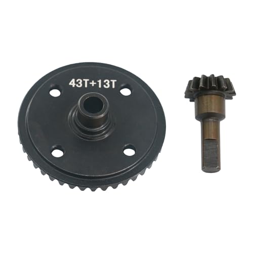 Hardened Steel Differential 42T Bevel Gear & 15T Input Gear Set for Arrma 1/7 Infraction Limitless Infraction 6S V2,1/8 Typhon 6S BLX, 1/10 Senton 6S BLX Diff Upgrade Part