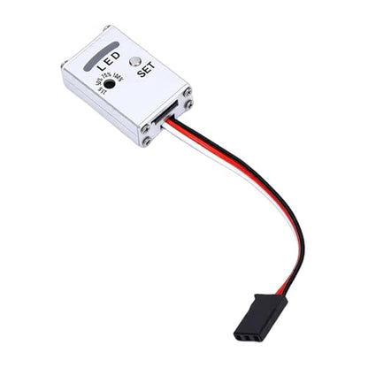 RC 3 Axis Gyroscope Aluminum Housing Adjustable Sensitivity for RC Drift Rally Trucks - Enhanced Steering Precision Improved Control and Stability for Racing Enthusiasts