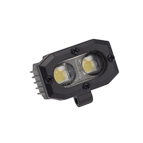 DKKY RC Car Lights LED Spotlights 1/10 Scale RC Crawler Accessories for Axial SCX10 90046 Traxxas TRX4 TRX6 Wraith RR10 MST Redcat Gen8 (2 Dual Lights Without Controller) - style: 2 Dual Lights without Controller