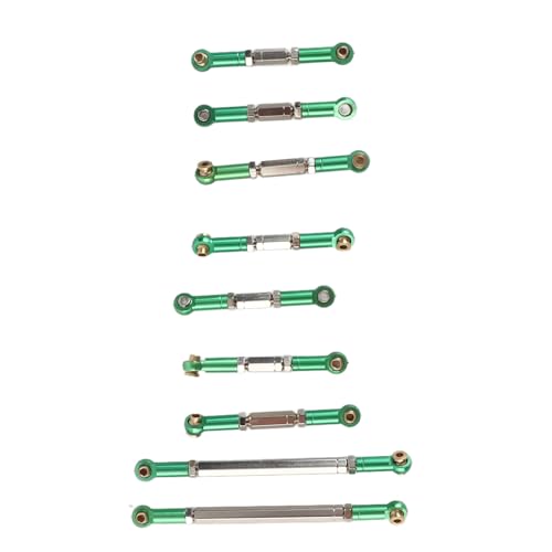 Metal Steering Linkage Rods Set, High Strength Durability Upgrade, RC Parts for FY 01 02 03 04 05 07 12428 12423 Q39 Model Car Truck