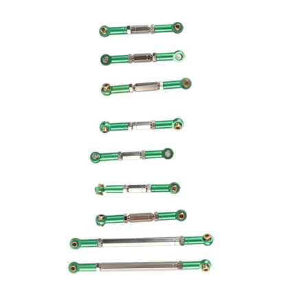Metal Steering Linkage Rods Set, High Strength Durability Upgrade, RC Parts for FY 01 02 03 04 05 07 12428 12423 Q39 Model Car Truck