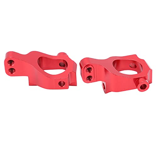 Block C Hub Carrier Aluminum Alloy RC Performance Upgrade Parts Sturdy Durable Caster Blocks for LOSI 22S SCT 1/10 Rear Drive Short Card (Red) - size: Red, style: Red