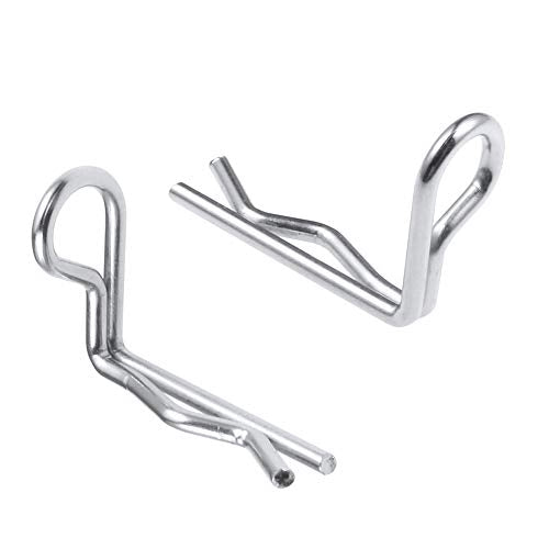 HobbyPark RC 1/16 1/18 Body Clips 90-Degree Angle Springy Pins for Traxxas Redcat Racing WLtoys A959 Car Truck Buggy Drift Touring (20-Pack)