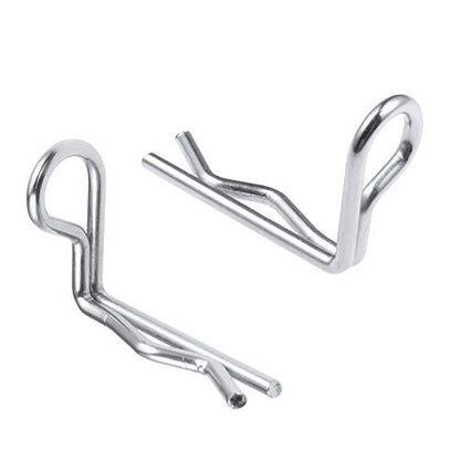 HobbyPark RC 1/16 1/18 Body Clips 90-Degree Angle Springy Pins for Traxxas Redcat Racing WLtoys A959 Car Truck Buggy Drift Touring (20-Pack)