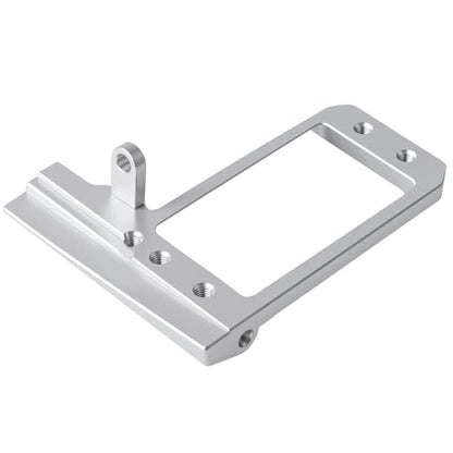 6061 Aluminum BTA Servo Mount for F10 Portal Axle, CNC Behind-The-Axle Servo Bracket & 4-Link Adapter Kit, Fits 1/10 Vanquish VS4-10 Phoenix F10 Nylon Portal & F10T Aluminum Axle Housing (Silver) - color: Silver Bta Servo Mount