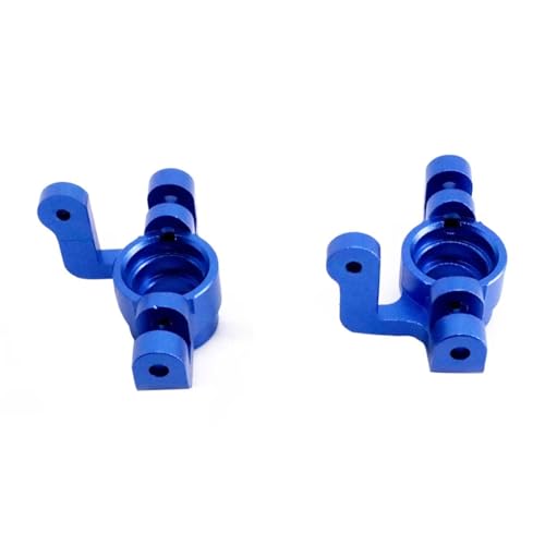 RC Steering Knuckle Block for Losi Lasernut U4 1/10 Aluminum Alloy Front Steering Spindle Knuckle Steering Cup RC Car for Buggy Upgrade Accessories(Blue) - size: Blue
