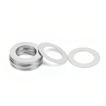 80PCS M8x10mm Steel Shim Set ，Precision Adjustment for RC Cars ，Remote Control car Used for fine-Tuning Motors, suspensions, differentials etc（0.1mm /0.2mm /0.3mm /0.5mm Each 20pcs ） Width