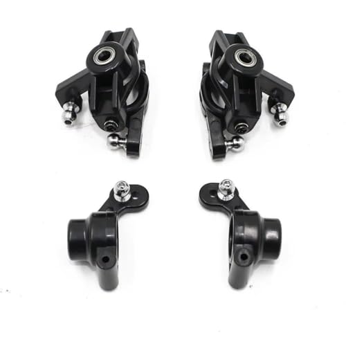 Compatible with Wltoys 144001 144002 144010 124016 124017 124018 124019 RC Car Upgrade Parts Steering Cup C-Hub Carrier Rear Hub Set RC Car Accessories