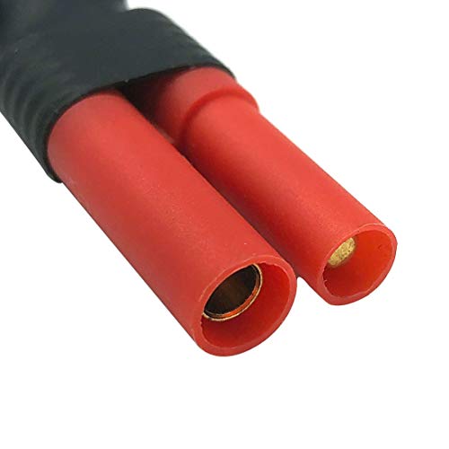 FLY RC 5pcs T Male to HXT 4mm Connector No Wires RC LiPo Battery Connector Adapters for Redcat RC Cars Trucks Crawlers Buggies