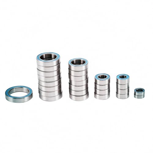 Steel 26PCS Rubber Ball Bearing Kit for Arrma Big Rock Typhon | Granite Senton Blx 3S 4S 2wd 1/10 4x4 RC Crawler Car Upgrade Parts