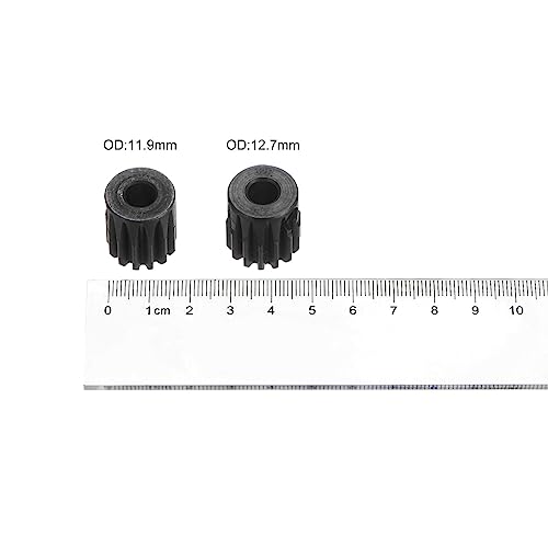 HARFINGTON 32P Hardened Pinion Motor Gear Set 2pcs 13T 14T Fit 5mm RC Motor Shaft 0.8 Metric Pitch 32 Pitch Gears for RC Car, with Hex Key - style: 13T 14T