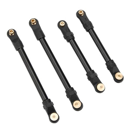 MEUS RACING SCX24 Links Double Bent Links High Clearance Chassis Links Set for Axial SCX24 Gladiator AXI00005 1/24 RC Crawler (Aluminum Alloy) - color: Aluminum Alloy