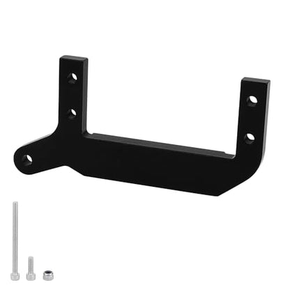 Aluminum TRX4 Stock Axle Servo Mount, SOA Mount 4-Link Suspension for TRX-4 1/10 RC Crawler Metal Upgrades (Black) - color: Black