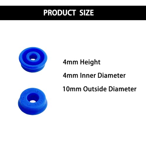 10PCS RC Boat Drive Shaft Sealing Ring Motor Shaft Waterproof Seal Gasket for RC Boat Ship DIY Model Toy Shaft Sealing Parts (4x10x4mm) - style: 4x10x4mm