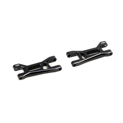 LCX Racing RC Car CNC Machined Aluminum Front Rear Suspension Arm Set for RC Truck LOSI 1/24 Micro-B Buggy, Upgrades Parts Accessories (Front)