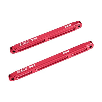 Aluminum 7075-T6 Alloy Center Brace BAR for Arrma 1/8 Notorious 6S V6 Stunt TRUCK-ARA8611V6 Upgrades - Red