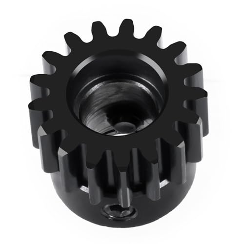 LSG 8mm M1 16T 17T 18T 19T 21T 24T 26T 27T 29T Steel Pinion Gear | for 1/5 X-MAXX RC Model Car Buggy Truck Hardened Steel 8mm Shaft Motor M1 Pitch Gears Upgrade Parts - size: 17T