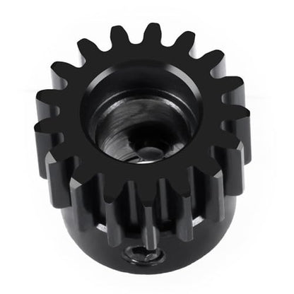 LSG 8mm M1 16T 17T 18T 19T 21T 24T 26T 27T 29T Steel Pinion Gear | for 1/5 X-MAXX RC Model Car Buggy Truck Hardened Steel 8mm Shaft Motor M1 Pitch Gears Upgrade Parts - size: 17T