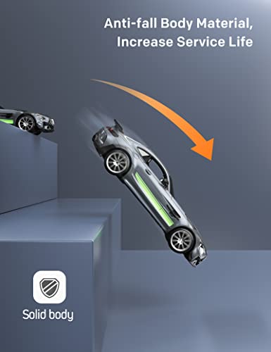 MIEBELY 1/16 Licensed Mercedes Benz GT R ProRc Cars for Kids Adults | Official license;500 mAh lithium;2.4G 200ft cintrol;steering trim;Left/right remote;Led headlights;ABS;Gifts for Kids Adults - style: Grey--1/16