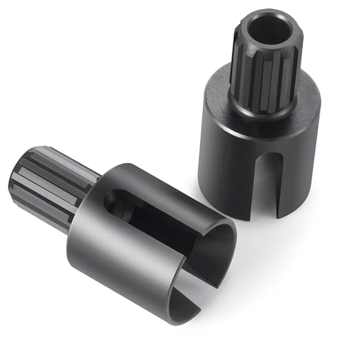 RC Car Differential Cup for X-Maxx 8S 77086-4 for Buggy 1/5 1Pair Metal Diff Drive Cup RC Trucks Car Upgrade Parts Model Accessories Modified Crawlers(Single) - size: Single