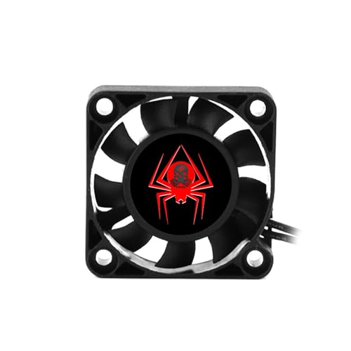 RC Car Motor Cooling Fan 25mm 30mm 35mm 40mm 50mm High Speed Heatsink 28000RPM ESC Fans for 1/8 1/10 1/12 1/16 Scale Truck Off Road Crawler Car 540 550 Brushless OR Brushed Motors (40MM) - size: 40MM