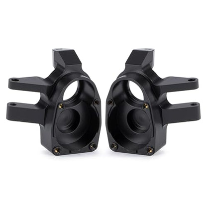 for 1.9UTB SCX10 III 204g Black Brass Steering Knuckles Portal Cover for 1/10 RC Crawler Axial AR45P Currie F9 Axle(Diff Cover 2PCS) - color: Diff Cover 2pcs