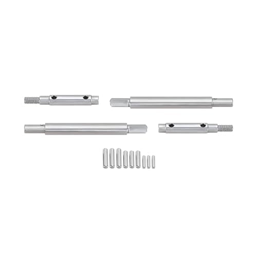 INJORA Stainless Steel Rear Portal Axle Shafts for 1/18 RC Crawler Redcat Ascent-18 Upgrade - size: Rear