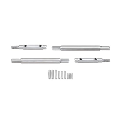INJORA Stainless Steel Rear Portal Axle Shafts for 1/18 RC Crawler Redcat Ascent-18 Upgrade - size: Rear