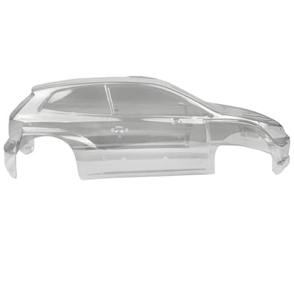 Transparent RC Car Body Shell Replacement, Clear Spare Body Housing for 1/12 Scale RC Vehicles (Compatible with P12-Style Chassis)