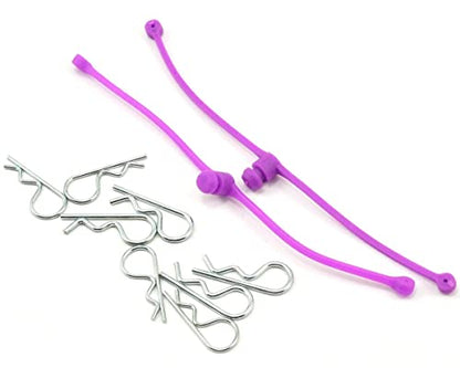 Du-Bro 2250 Purple Body Klip Retainer (2-Pack) - color: Purple