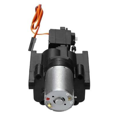 Metal 2-Speed Transmission Gearbox Assembly with Plastic Inner Gears for WPL B1 B16 B24 B36 C24 1/16 4WD 6WD RC Crawler Upgrades
