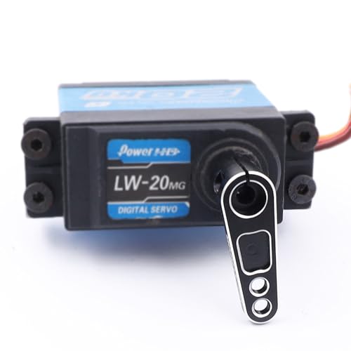 Aluminum 25T Servo Arm for Futaba Savox Power HD Servos Motor(Black) | 25T Servo Horn for 1/8 1/10 RC Off-Road Crawler Drift Racing Car,CNC Machining,High Strength