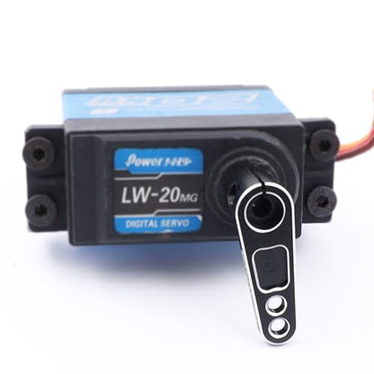 Aluminum 25T Servo Arm for Futaba Savox Power HD Servos Motor(Black) | 25T Servo Horn for 1/8 1/10 RC Off-Road Crawler Drift Racing Car,CNC Machining,High Strength