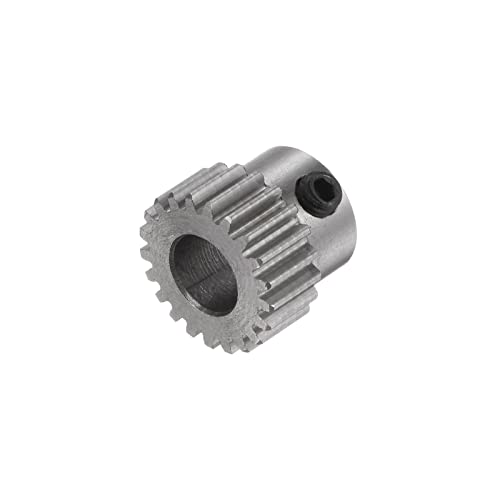 HARFINGTON Pinion Gear 5mm Bore 21T Mod 0.5 Stainless Steel Spur Diff Differential Motor Gear RC Car Replacement Parts - style: 21T