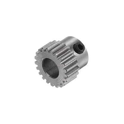 HARFINGTON Pinion Gear 5mm Bore 21T Mod 0.5 Stainless Steel Spur Diff Differential Motor Gear RC Car Replacement Parts - style: 21T