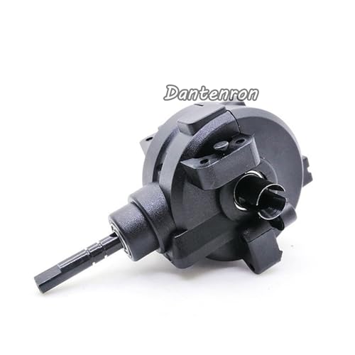 1/10 RC Car Rear Drive Diff Gear Box Assembly Set Upgraded Parts Compatible with 1:10 Car HSP Redcat Himoto Volcano EPX 94106 94107 94108 94111 94123 - color: Black