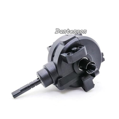 1/10 RC Car Rear Drive Diff Gear Box Assembly Set Upgraded Parts Compatible with 1:10 Car HSP Redcat Himoto Volcano EPX 94106 94107 94108 94111 94123 - color: Black