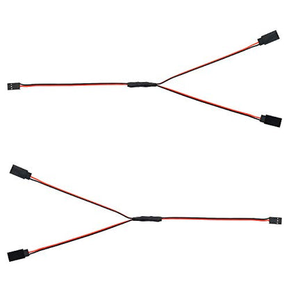 30cm Remote Control Y Servo Extension Cable, Male to Female (Pack of 5)