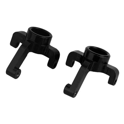 Aluminum Steering Knuckles, C Hubs Front Rear Shock Mount Suspension Arms Transmission Cover Wheel Hex for 1/24 Buggy Losi Micro-B Upgrade Set,8 Set (Black) - color: Black