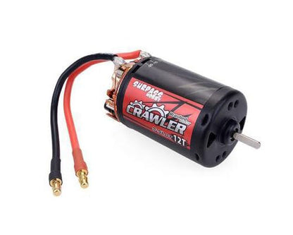Integy Surpass Hobby Crawler 550 Size 12T 5-Slot Stator Brush Motor for 1/10 RC
