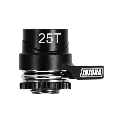 INJORA 25T Aluminum Servo Saver with Servo for GROM Mini Kraton Losi Nascar
